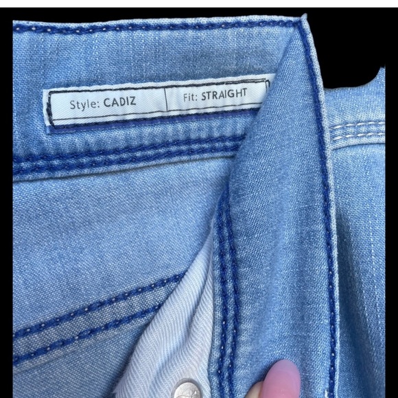 Brax Feel Good Designer Ultra Light Y2K Style Cadiz Denim Jeans Waist Size 36 - Picture 5 of 7